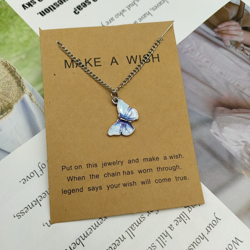 Cute Star Butterfly Choker Necklace For Women Gold Color Neck Statement Collar Chains Chocker Shining Choker Jewelry