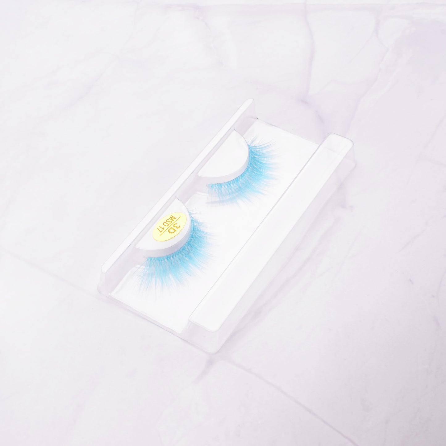 3D Colorful False Eyelashes Faux Mink Lashes Color Pink Blue Yellow Green Halloween Fake Eyelash Fluffy Soft Cil Cilias