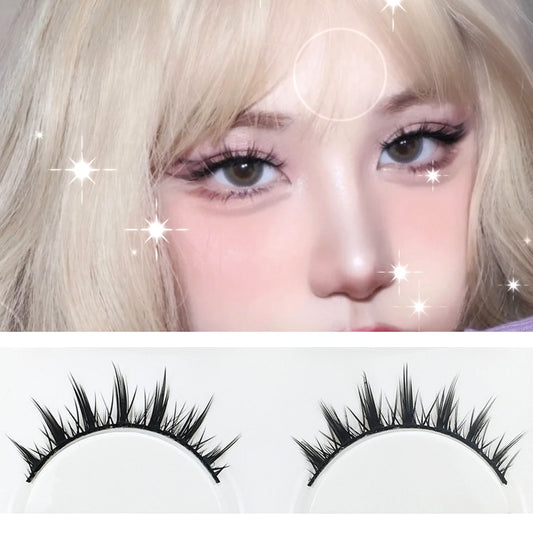 5 Pairs Natural Big Eyes Eyelashes Cos Dance Performance Eyelash Makeup Cross Eyelash Japanese 3D Lashes