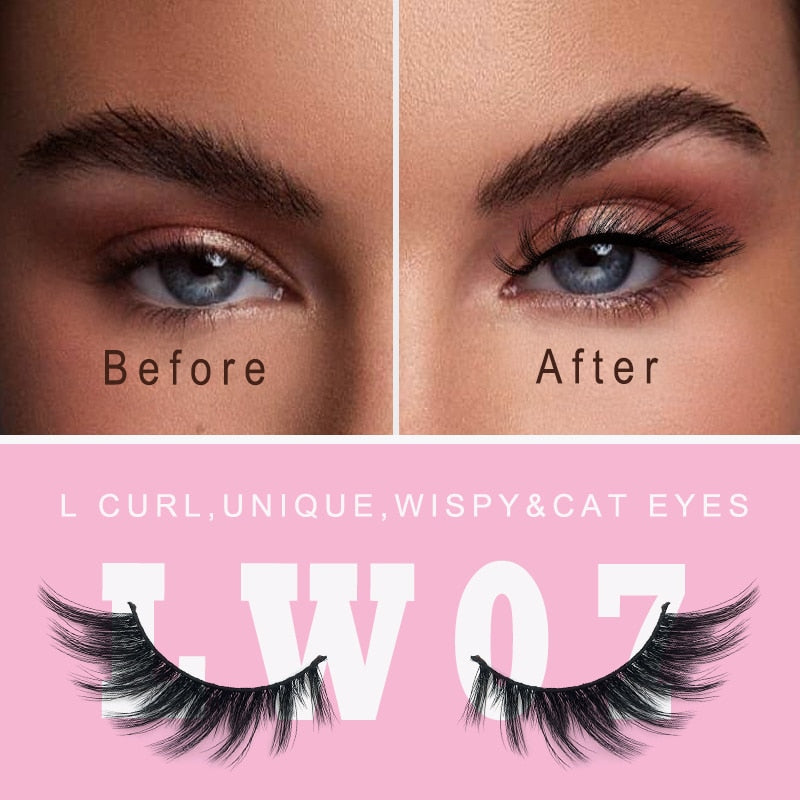 Angel Wings natural false eyelashes fake lashes long 3d mink lashes eyelash extension mink eyelashes