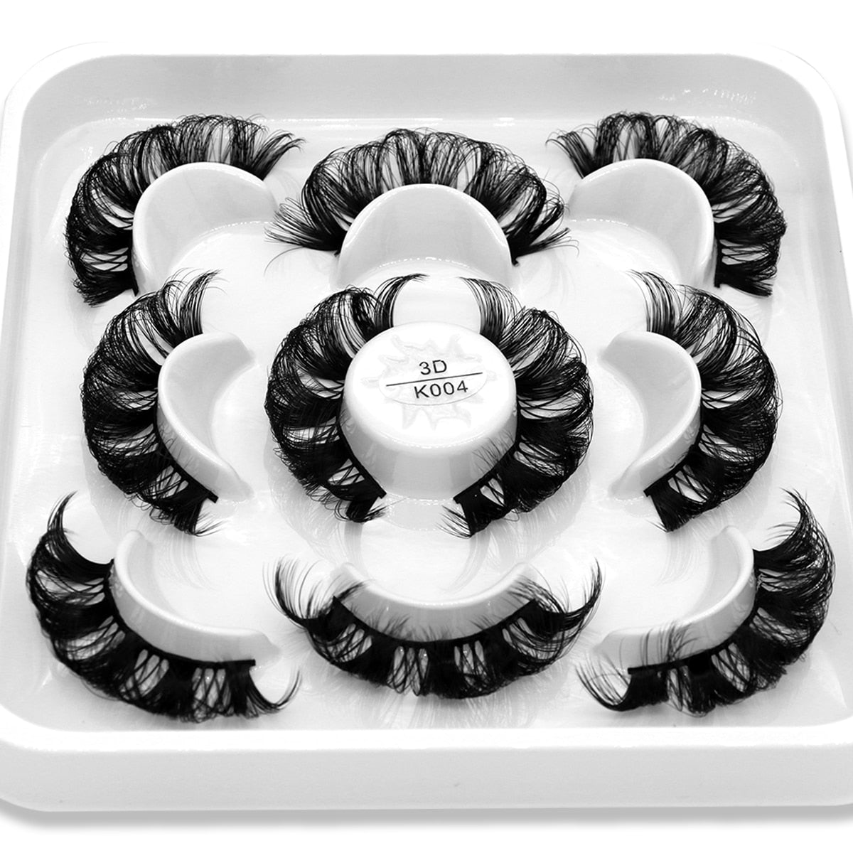 DD Curl 10-23mm Lashes 3D Mink Eyelashes Reusable Fluffy Strip Lashes eyelashes extensions
