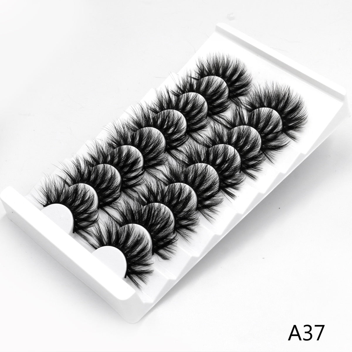 3D Mink Lashes 5/8 Pairs Natural False Eyelashes Fluffy Soft Wispy Volume Dramatic Long Cross Eyelash