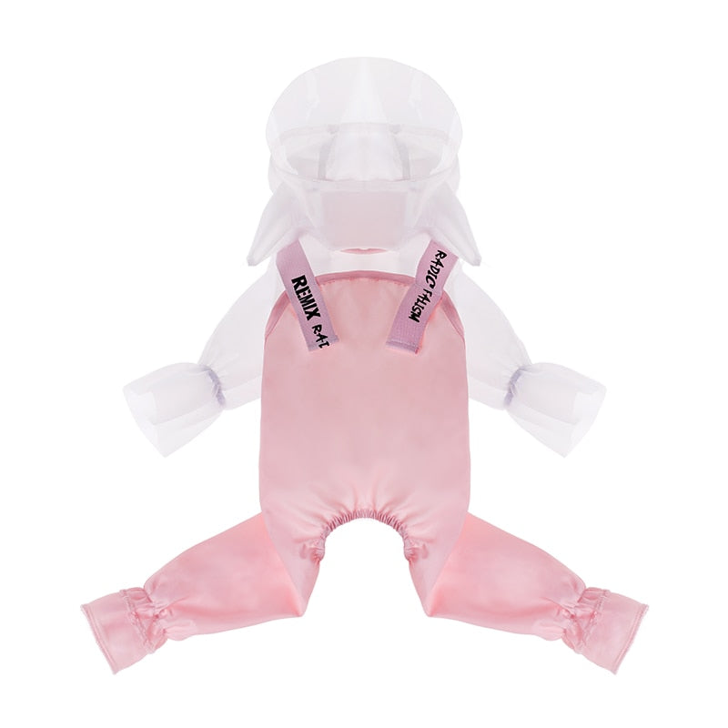 Pet Dog Raincoat Clothes Rain Jumpsuit For Small Dogs Outdoor Clothing Coat Supplies