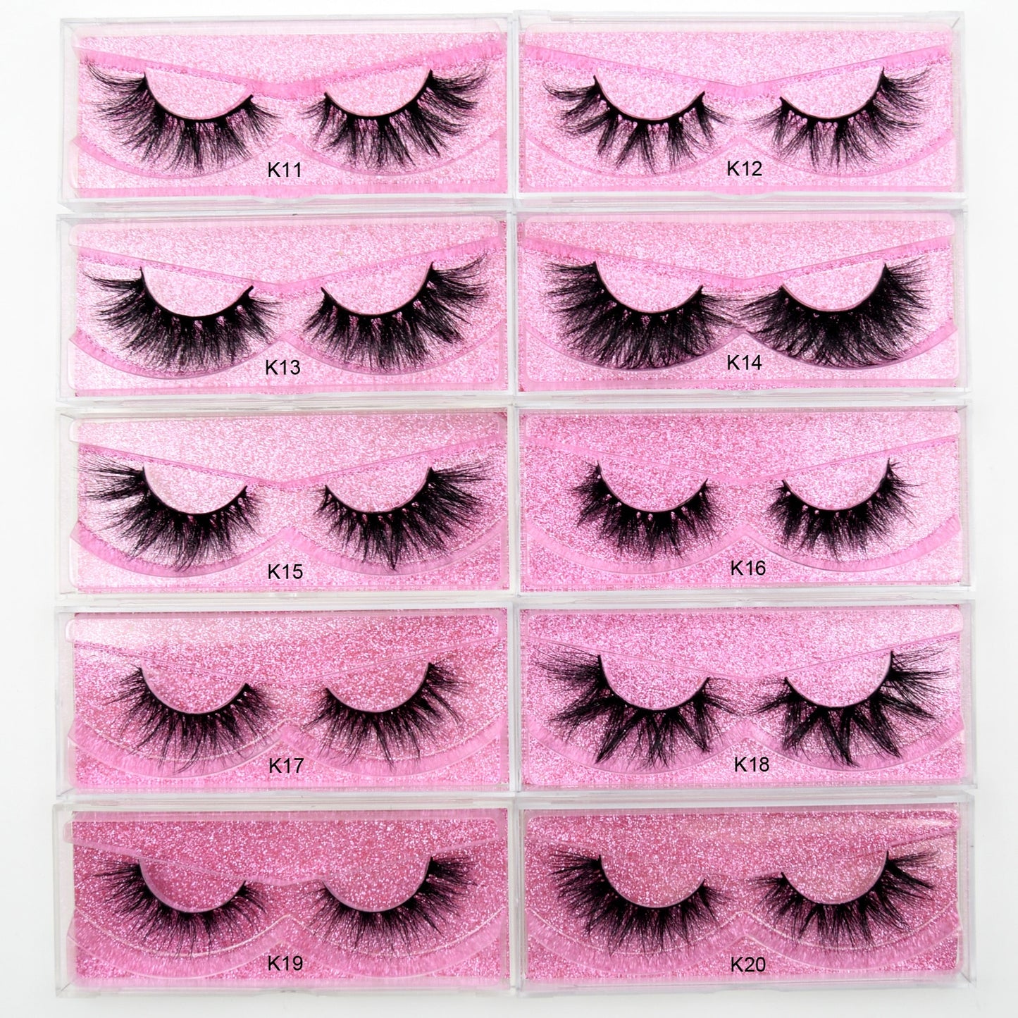 5D Mink Long Lasting Lashes Natural Dramatic Volume Extension Thick Long 3D False Eyelashes