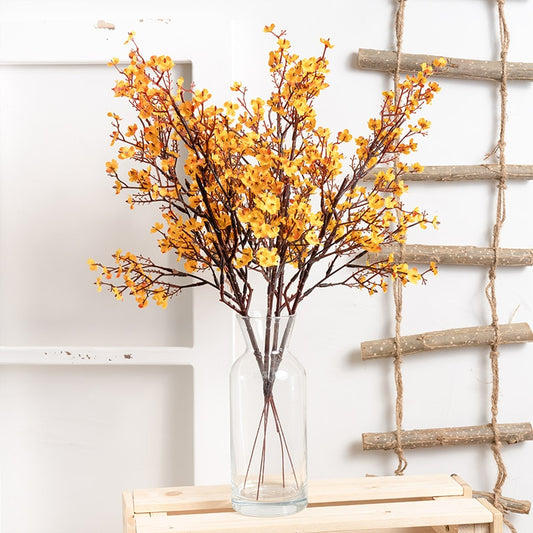 Gypsophila Artificial Flowers White Branch Babies Breath Fake Flowers Long Bouquet Home Wedding Decoration