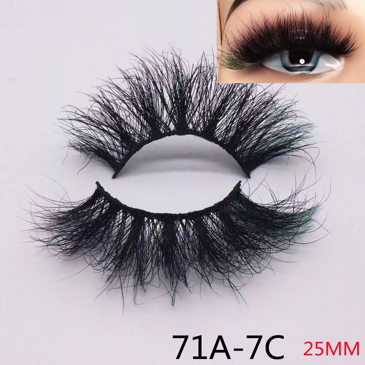 Rainbow Eye Lashes Cruelty Free Silk Lace Colored Eyelashes Dramatic Makeup Beauty Purple/pink/blue Cilias ombre eyelashes