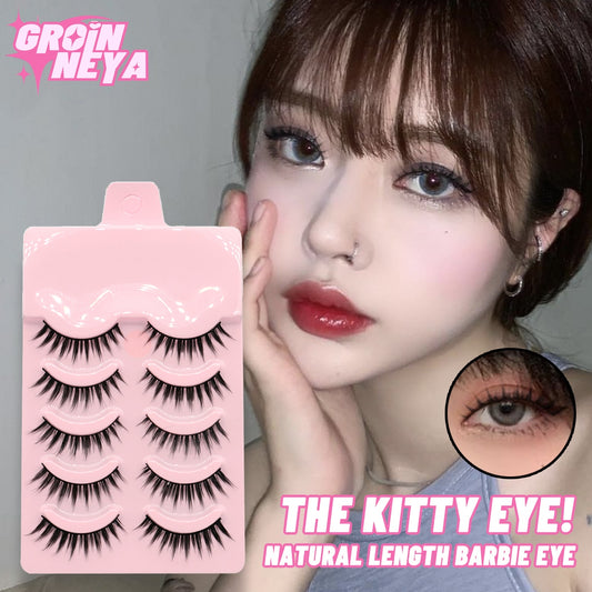 5 Pairs 3D Faux Mink Lashes Natural False Eyelashes Fluffy Soft Wispy Volume Cross Reusable Eyelash