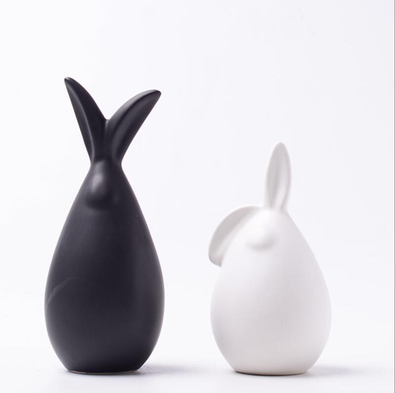 Simple Modern Ceramic Figurines Livingroom Ornament Home Furnishing Decoration Crafts Office Ceramic
