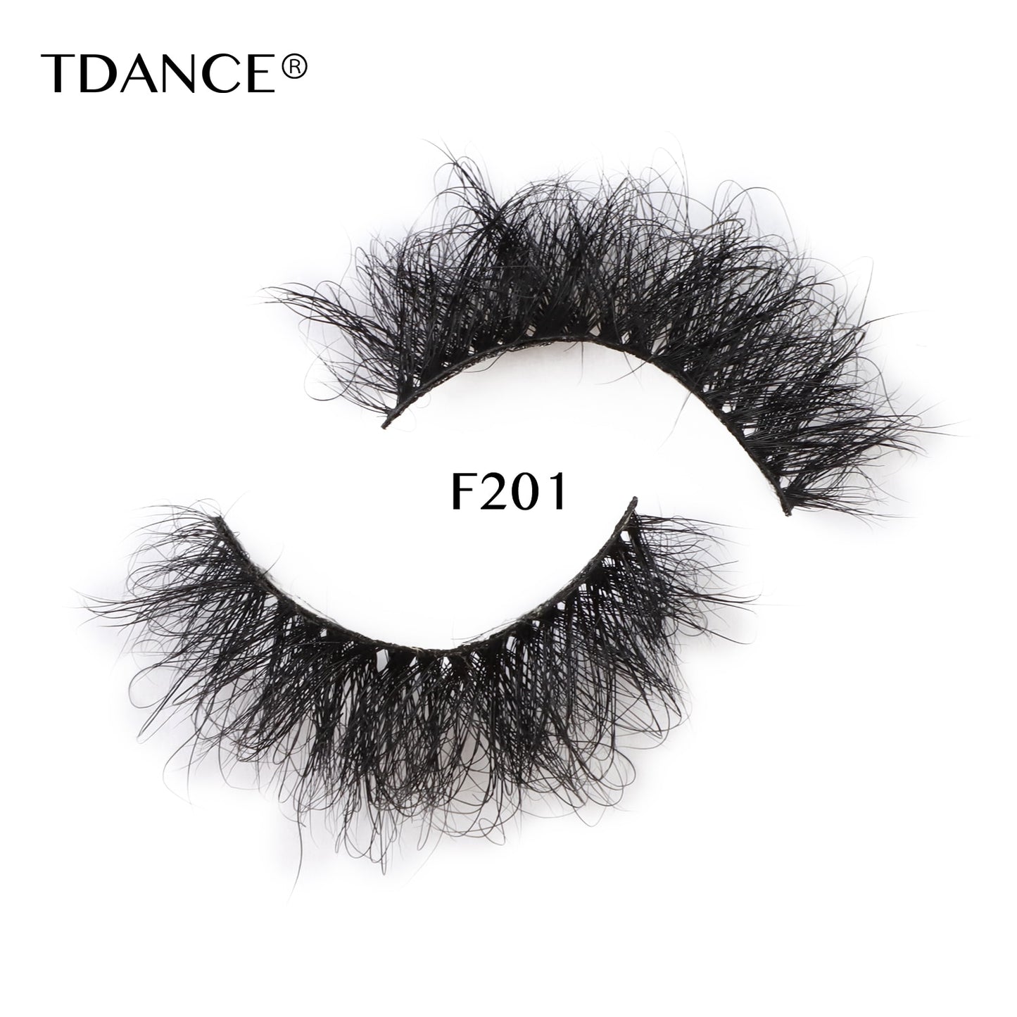 25mm Real Mink Hair Lashes Messy Fluffy Lash Soft Natural Eyelashes 1 Pair Long Crisscross Strip Makeup Beauty Eyelash