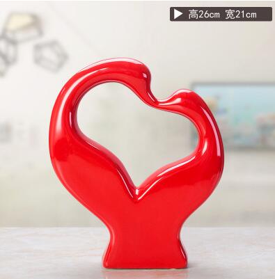 Simple Modern Ceramic Figurines Livingroom Ornament Home Furnishing Decoration Crafts Office Ceramic
