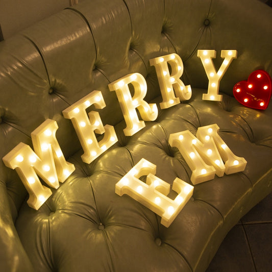 Alphabet Letter LED Lights Luminous Number Lamp Decor  Battery Night Light for home Wedding Birthday party Decoration