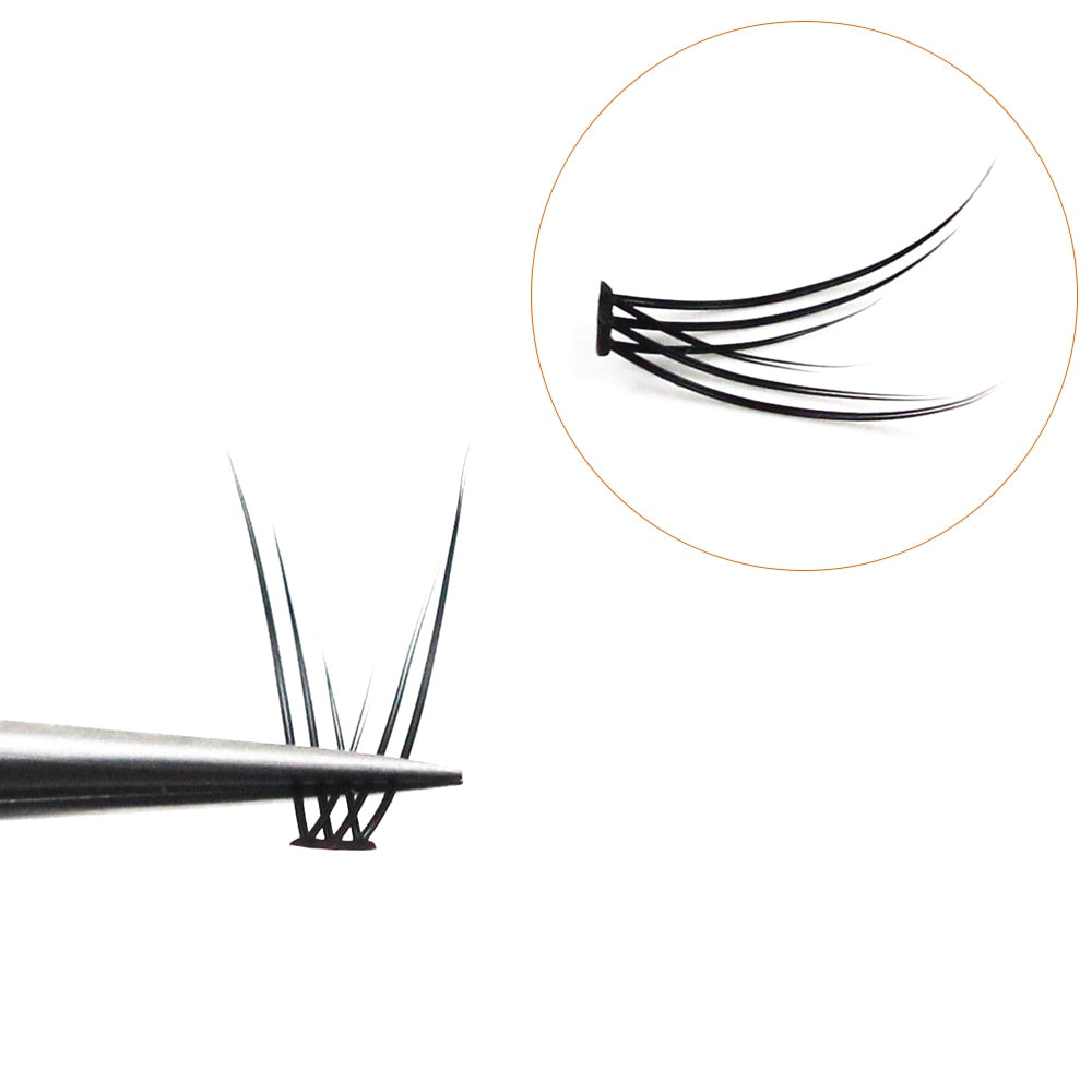 Grafting World Fish Tail Eyelash 8mm/10mm/12mm Dove Tail Individual Eyelash Extensions