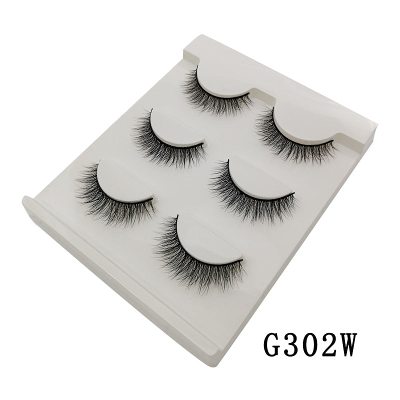 3/5/10 Pair 3D Mink Lashes Natural Eyelash Dramatic False Eyelashes Faux Cils Makeup Fake Eyelash Extension