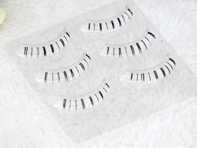 Japanese False Eyelashes Highend Sharpened Lower Eyelashes Devil Eye Makeup Natural Nude Makeup With Realistic Eyelashes