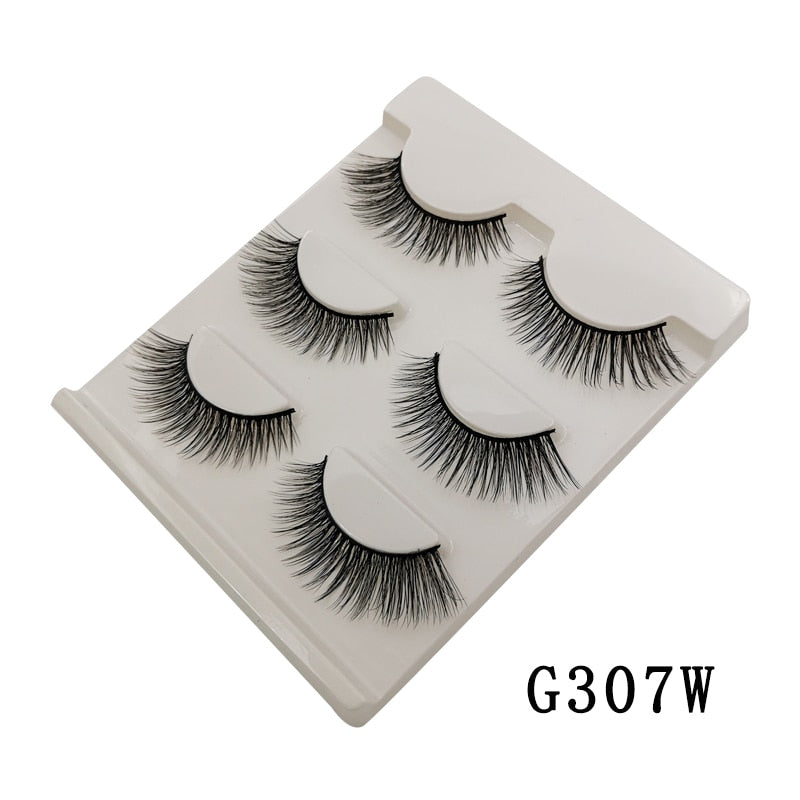 3/5/10 Pair 3D Mink Lashes Natural Eyelash Dramatic False Eyelashes Faux Cils Makeup Fake Eyelash Extension
