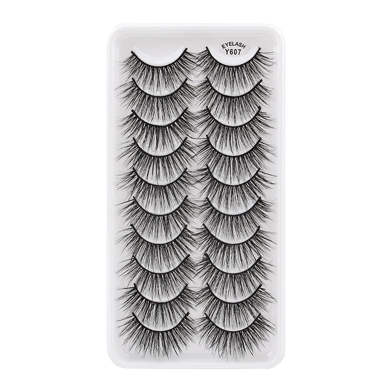3/5/10 Pair 3D Mink Lashes Natural Eyelash Dramatic False Eyelashes Faux Cils Makeup Fake Eyelash Extension