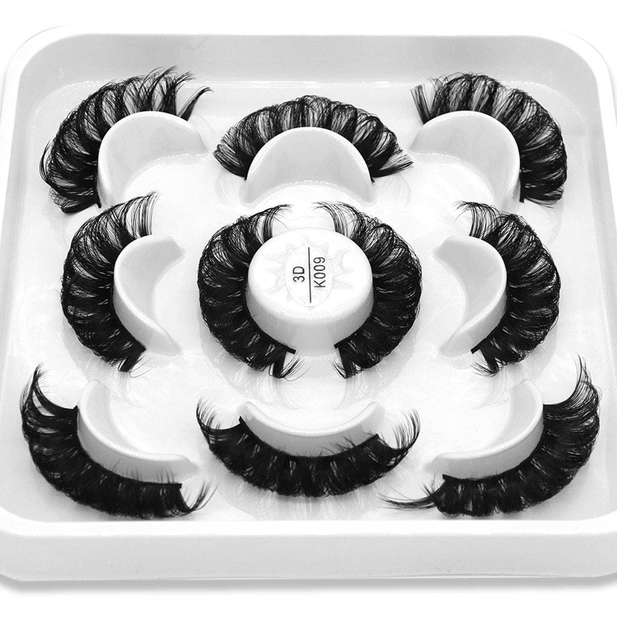 DD Curl 10-23mm Lashes 3D Mink Eyelashes Reusable Fluffy Strip Lashes eyelashes extensions
