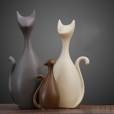 Simple Modern Ceramic Figurines Livingroom Ornament Home Furnishing Decoration Crafts Office Ceramic