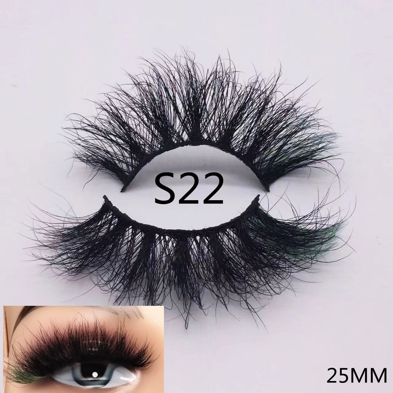 3D Mixed Color Mink Lashes Beauty Natural Individual Eyelashes Fluffy Lash Extension mix pink blue dramatic lash