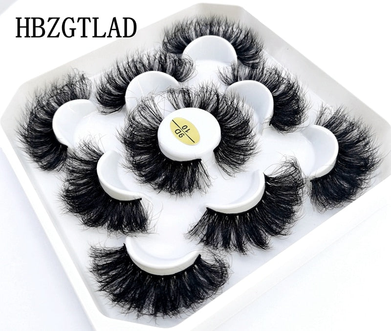 5 pairs natural false eyelashes fake lashes long makeup 3d mink lashes eyelash extension mink eyelashes for beauty