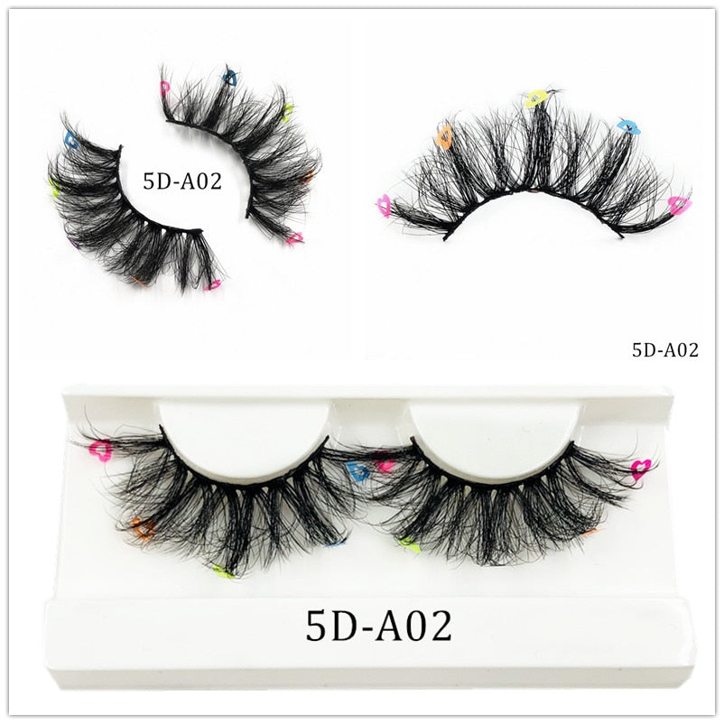 Faux Mink 25mm Lashes With Butterflys or flowers On Them Full Strip False Eyelashes Butterfly Lash For party