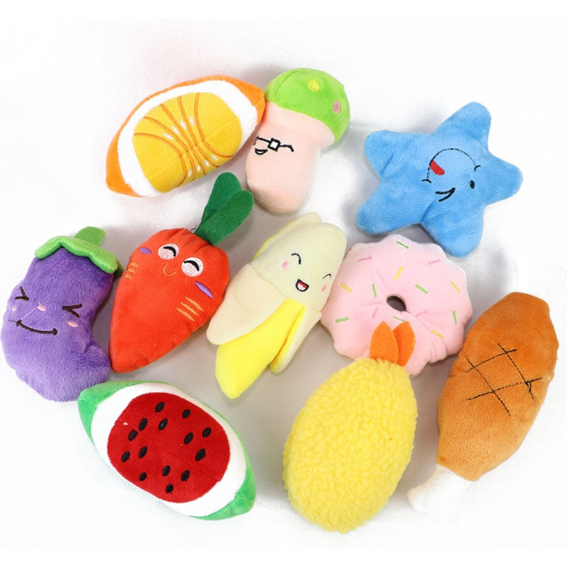 Dog Squeaky Toys Plush Games 