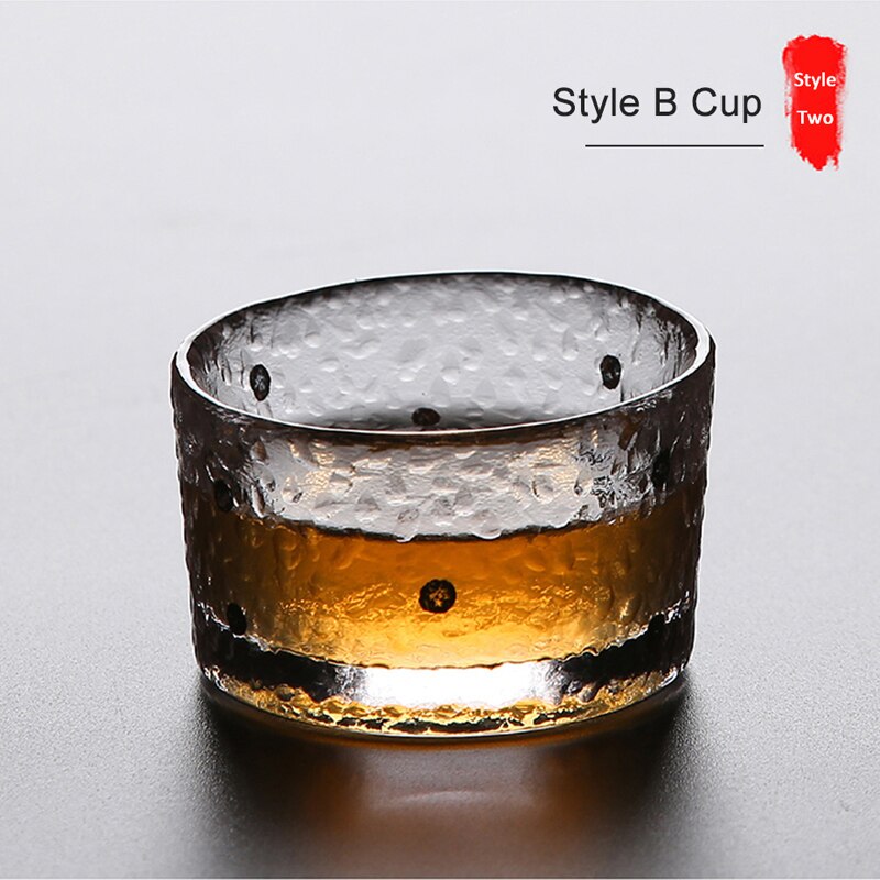 Japanese Style Fine Glass Cup Kung Fu Tea Cup Made Of Heat-resistant Glass 2021 New Hot Sale Office Kitchen Accessories