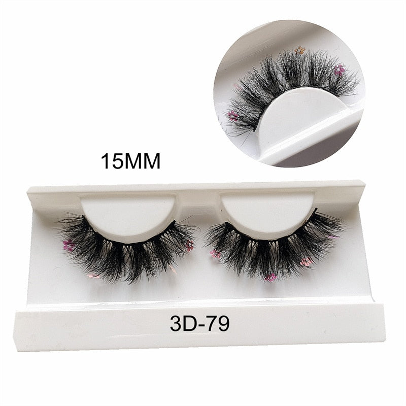 Faux Mink 25mm Lashes With Butterflys or flowers On Them Full Strip False Eyelashes Butterfly Lash For party