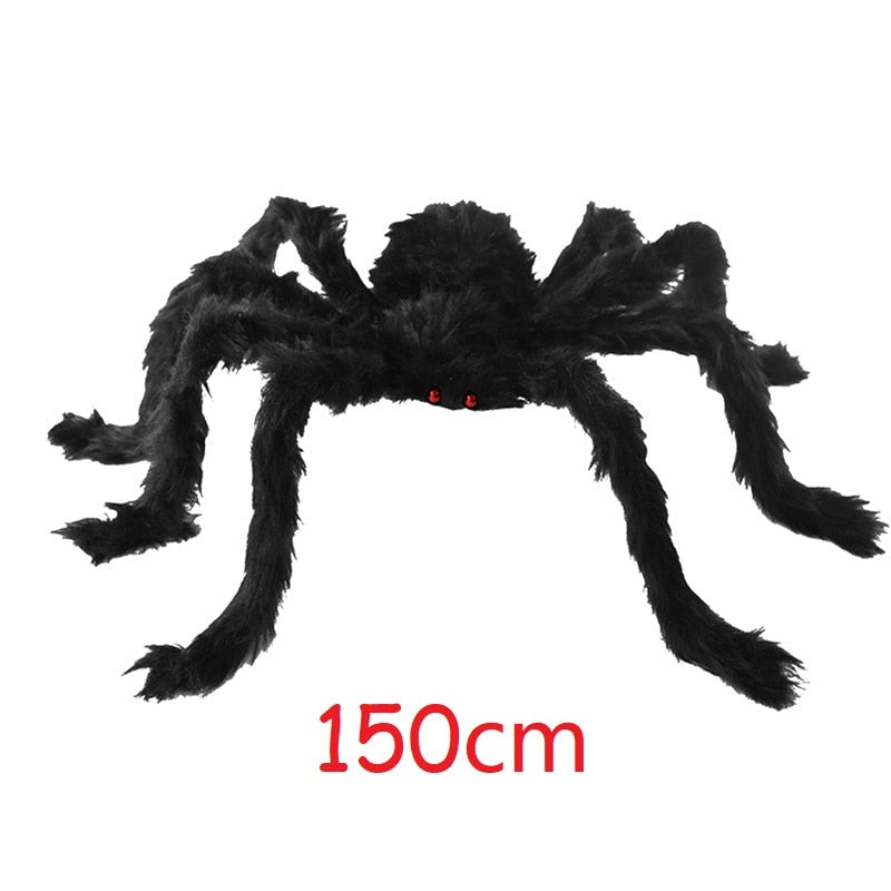 200 cm Halloween Hanging Decoration Horror Giant SPIDER Decor House Haunted Outdoor Yard Halloween Spider Decor for Home Party