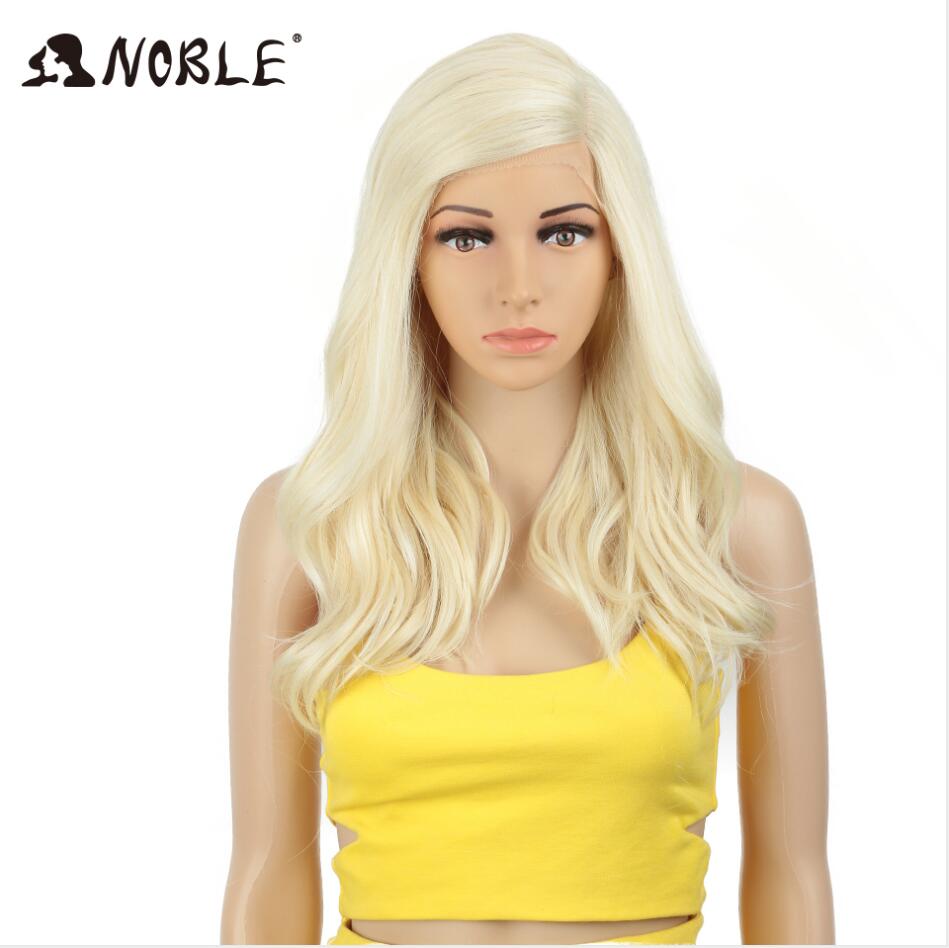 Synthetic Lace Wig 20 inch Long Wavy lace Wig Ombre Blond Wig Cosplay Heat Resistant Wigs for Women Synthetic Lace Wig