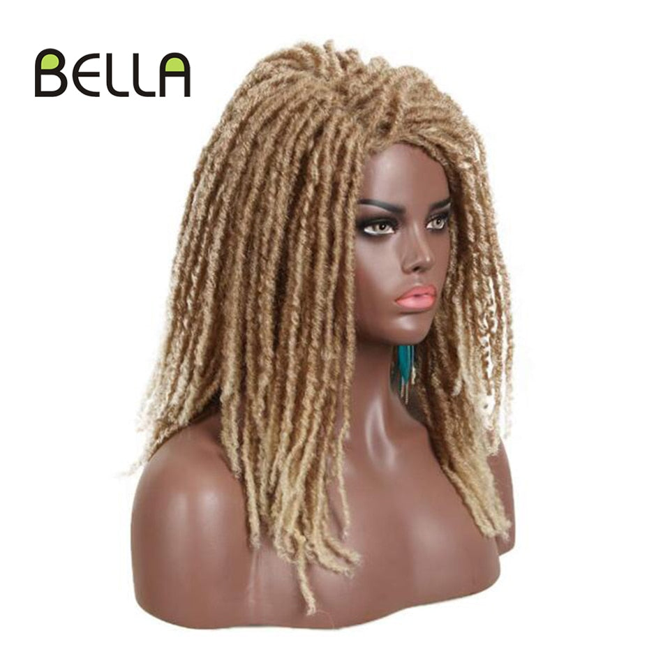 Bella Synthetic Wig 22" Crochet Wig Braids Twist Jumbo Dread Faux Locs Long Wig Dreadlock Hair Braiding Wig