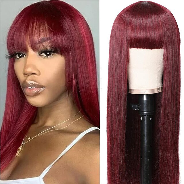 Long Straight Green Belt Bangs Ladies Synthetic Wig 26 Inches 65 Cm Cosplay Anime High Temperature And Heat Resistant Fiber Wig