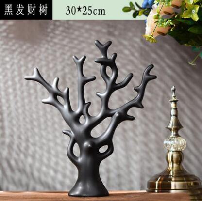 Simple Modern Ceramic Figurines Livingroom Ornament Home Furnishing Decoration Crafts Office Ceramic