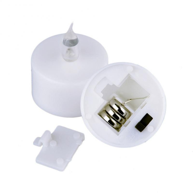 Flameless LED Lights Candles Battery Powered Coloful Flickering Romantic party Home Decor