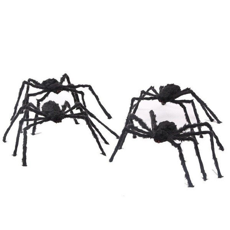 200 cm Halloween Hanging Decoration Horror Giant SPIDER Decor House Haunted Outdoor Yard Halloween Spider Decor for Home Party