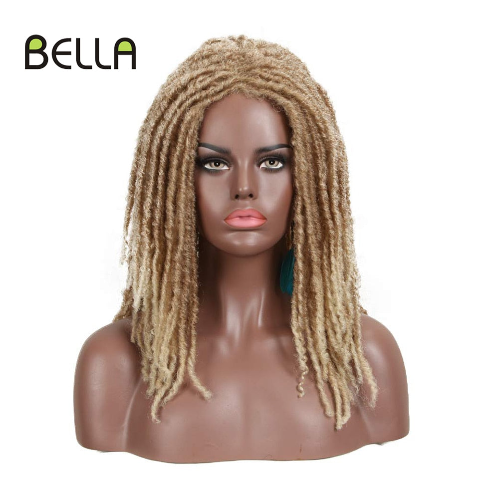 Bella Synthetic Wig 22" Crochet Wig Braids Twist Jumbo Dread Faux Locs Long Wig Dreadlock Hair Braiding Wig