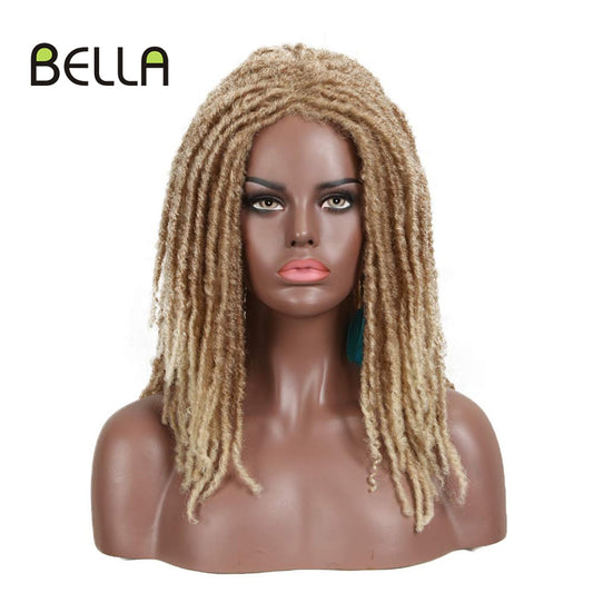 Bella Synthetic Wig 22" Crochet Wig Braids Twist Jumbo Dread Faux Locs Long Wig Dreadlock Hair Braiding Wig