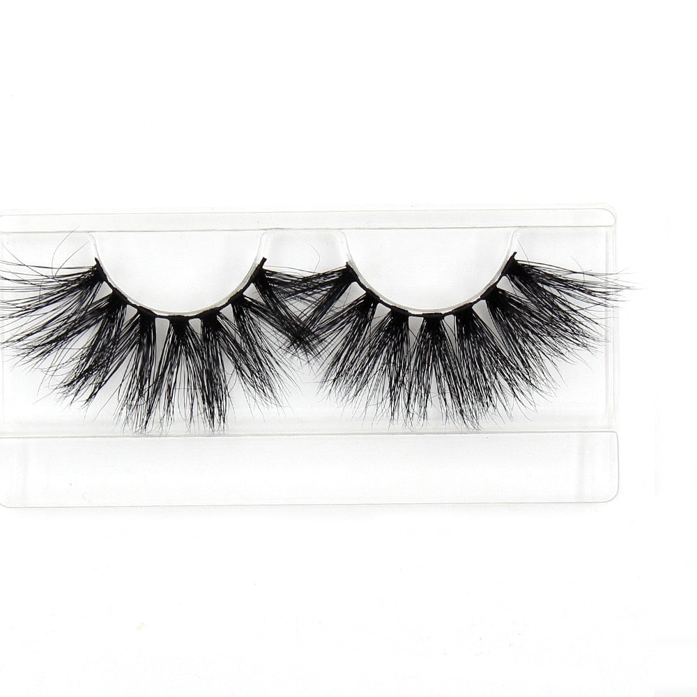 25mm Eyelashes 5D Mink Lashes Thick Crisscross False Eyelashes Fluffy Dramatic Eyelashes Makeup Soft Lashes 38 Styles