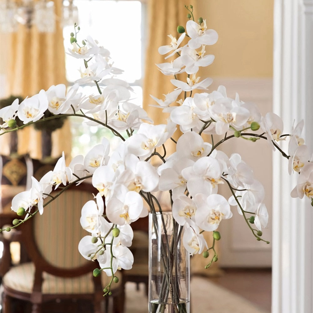 1PC Artificial Flowers Real Touch Artificial Moth Orchid Butterfly Peony Daisy For Home Table Wedding Festival Decoration