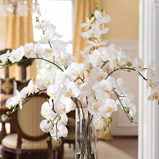 1PC Artificial Flowers Real Touch Artificial Moth Orchid Butterfly Peony Daisy For Home Table Wedding Festival Decoration