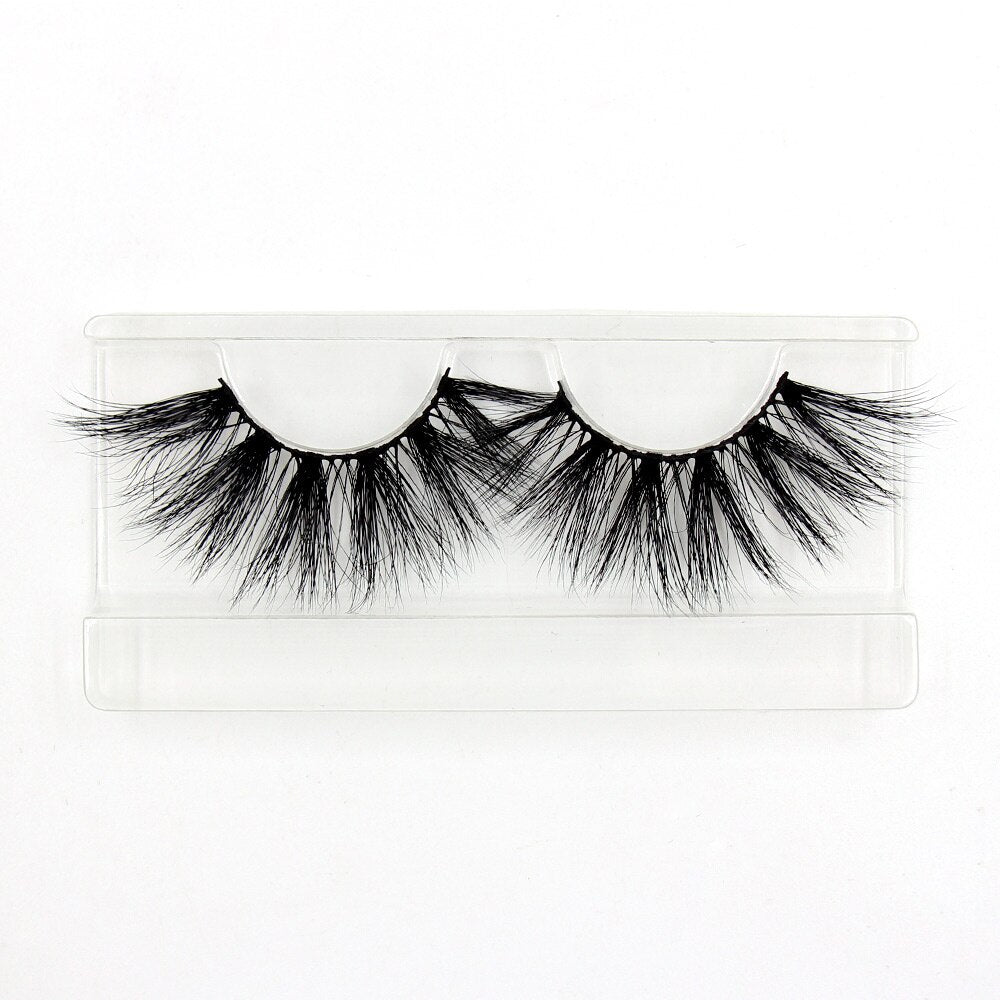 25mm Eyelashes 5D Mink Lashes Thick Crisscross False Eyelashes Fluffy Dramatic Eyelashes Makeup Soft Lashes 38 Styles