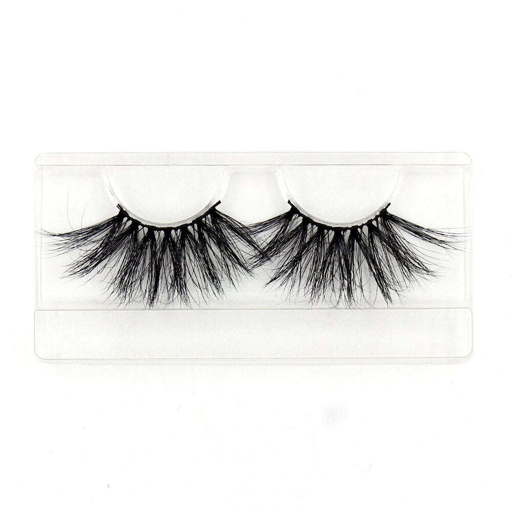 25mm Eyelashes 5D Mink Lashes Thick Crisscross False Eyelashes Fluffy Dramatic Eyelashes Makeup Soft Lashes 38 Styles