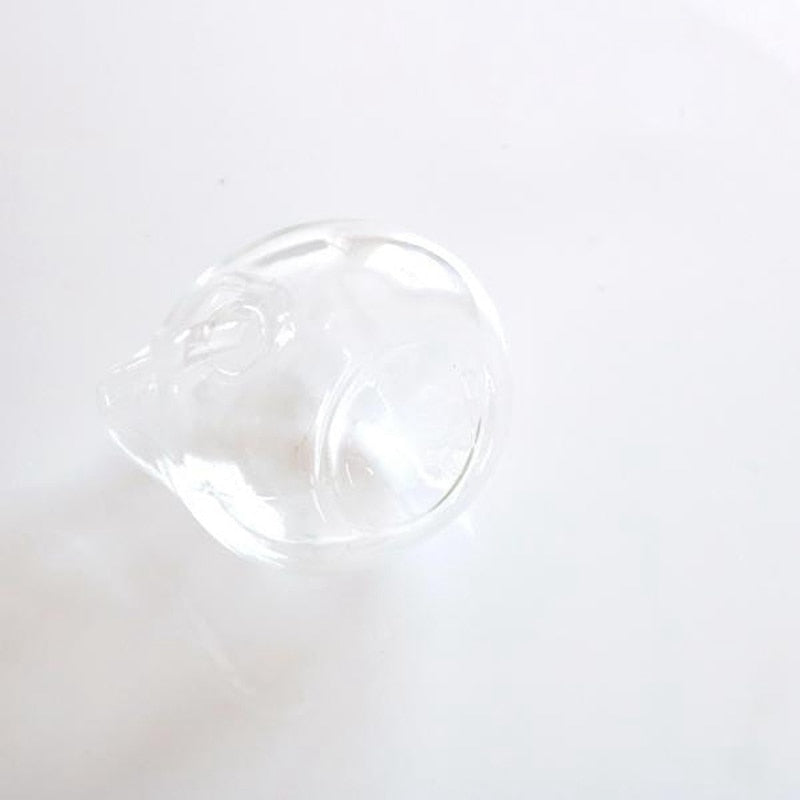 Cat Shaped Glass Vase Hydroponic Plant Flower Vase Pot Decor Art