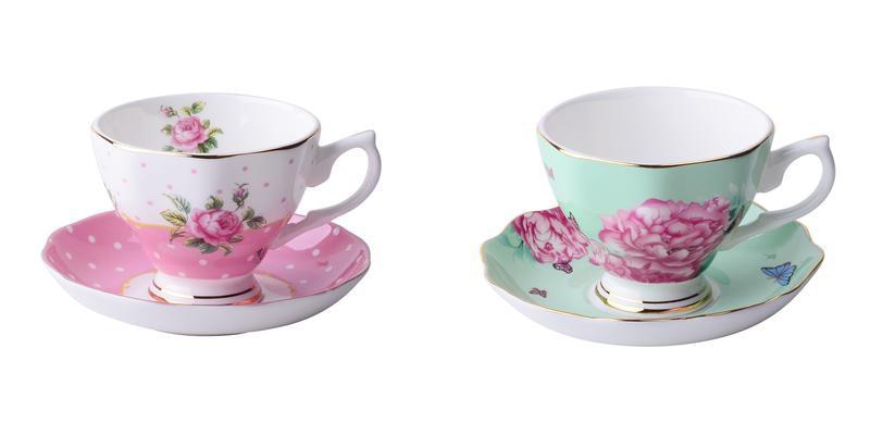 180ML fine bone coffee cup and saucer and spoon, funny fashion design, zakka tazas cafe espresso cup, european coffee mug