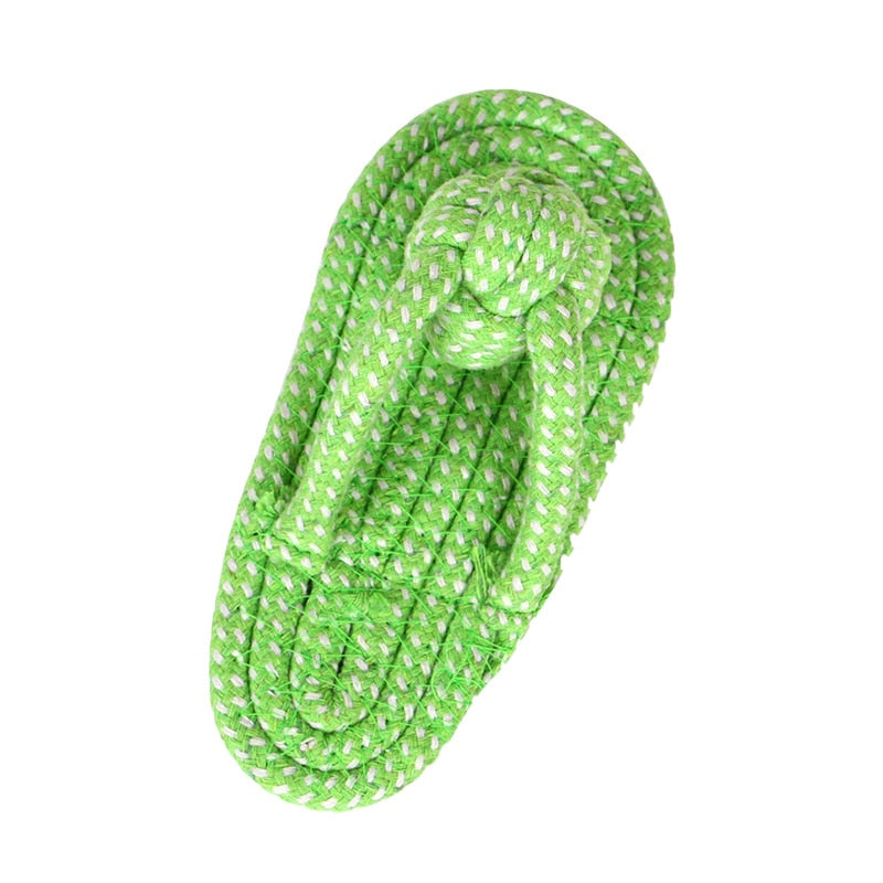 1pc Pet Dog Toy Rope Double Knot Cotton Braided Rope Toy Puppy Chew Cleaning Tooth supplies