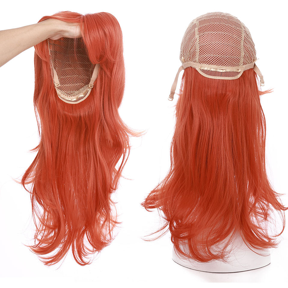 S-noilite Synthetic 28colors 22inch Loose Wave Wigs Halloween Cosplay Wig Blue Red Pink Grey Purple Hair Cosplay