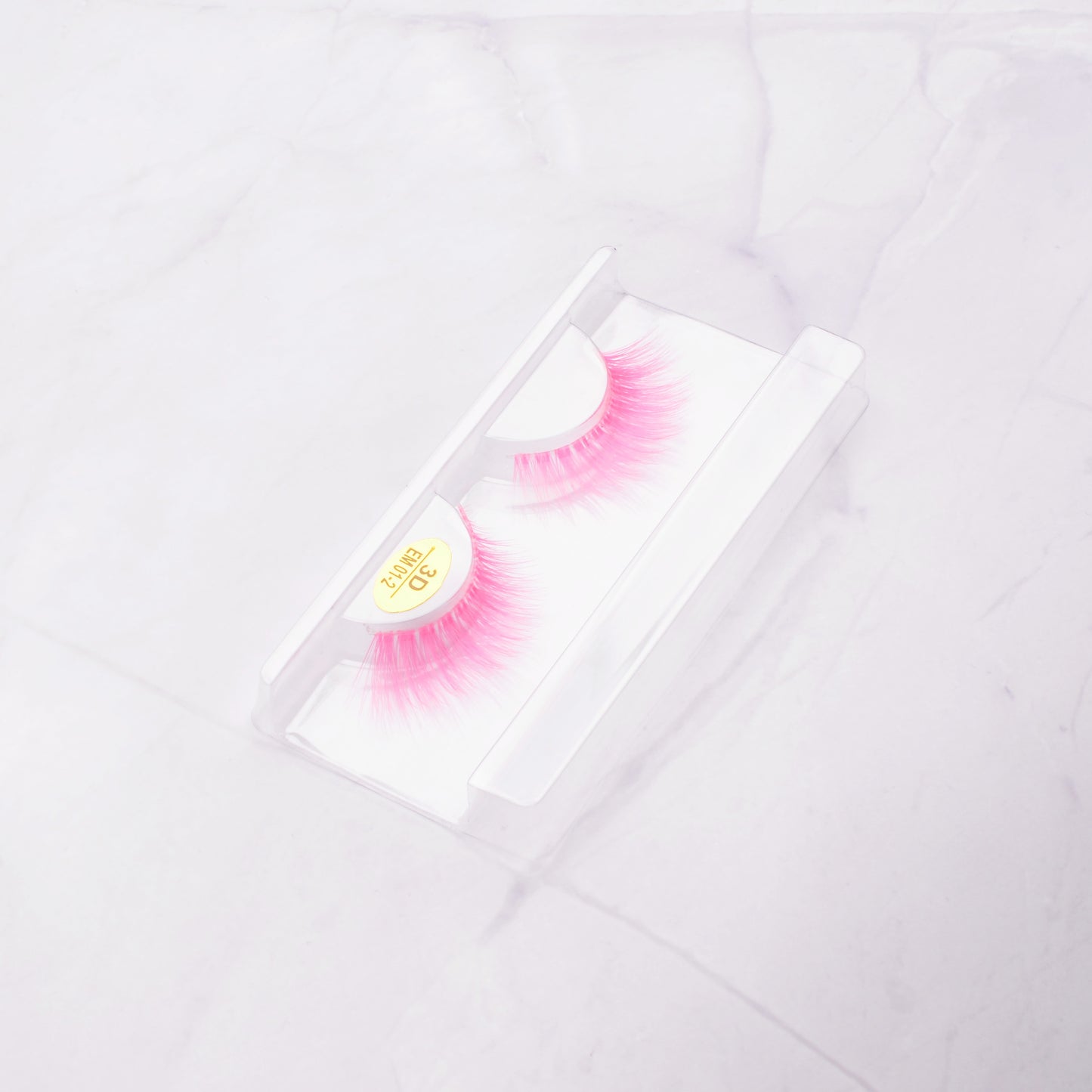 3D Colorful False Eyelashes Faux Mink Lashes Color Pink Blue Yellow Green Halloween Fake Eyelash Fluffy Soft Cil Cilias