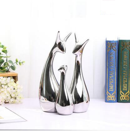 Simple Modern Ceramic Figurines Livingroom Ornament Home Furnishing Decoration Crafts Office Ceramic