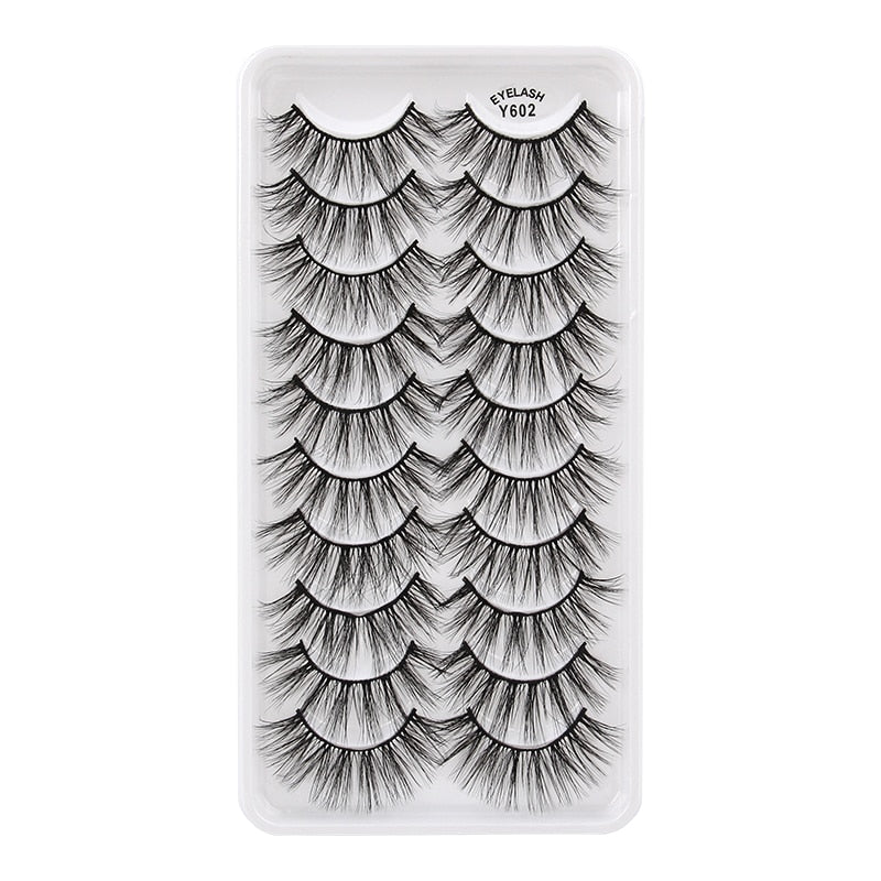 3/5/10 Pair 3D Mink Lashes Natural Eyelash Dramatic False Eyelashes Faux Cils Makeup Fake Eyelash Extension