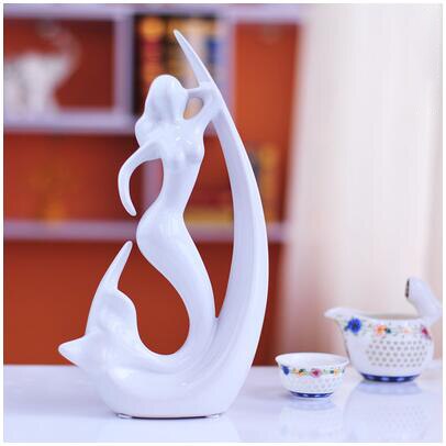 Simple Modern Ceramic Figurines Livingroom Ornament Home Furnishing Decoration Crafts Office Ceramic